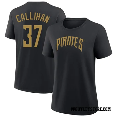 Black Women's Tyler Callihan Pittsburgh Pirates 2026 City Connect T-Shirt