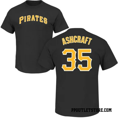 Black Youth Braxton Ashcraft Pittsburgh Pirates Roster T-Shirt -