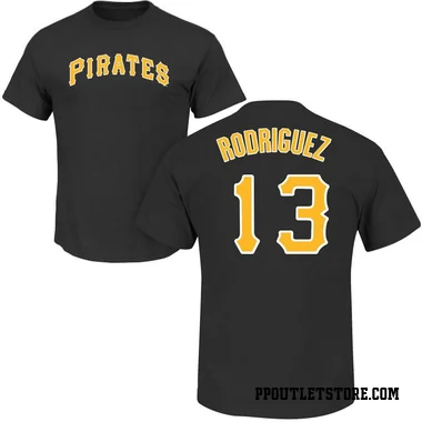 Black Youth Endy Rodriguez Pittsburgh Pirates Roster T-Shirt -