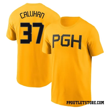 Gold Men's Tyler Callihan Pittsburgh Pirates 2023 City Connect T-Shirt